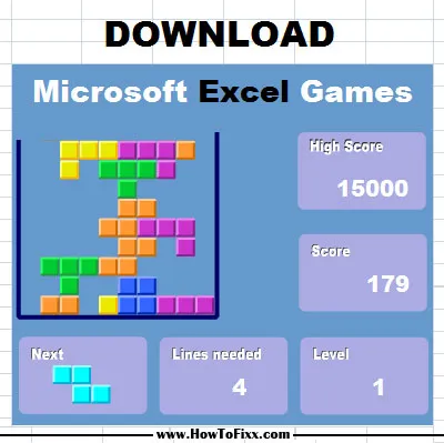 Download Microsoft Excel Games