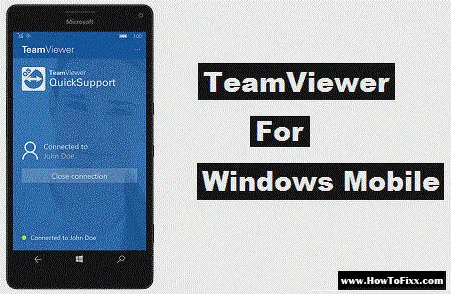 Download Teamviewer Quicksupport for Windows Phone