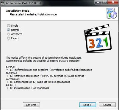 Download K-Lite Audio/Video Codec Pack for Windows PC
