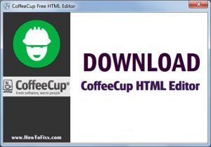 Download CoffeeCup HTML Editor