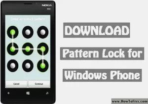 Pattern Lock for Windows Phone
