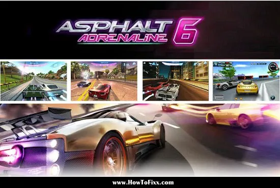 Download Asphalt 6 Adrenaline Game for Java Mobile