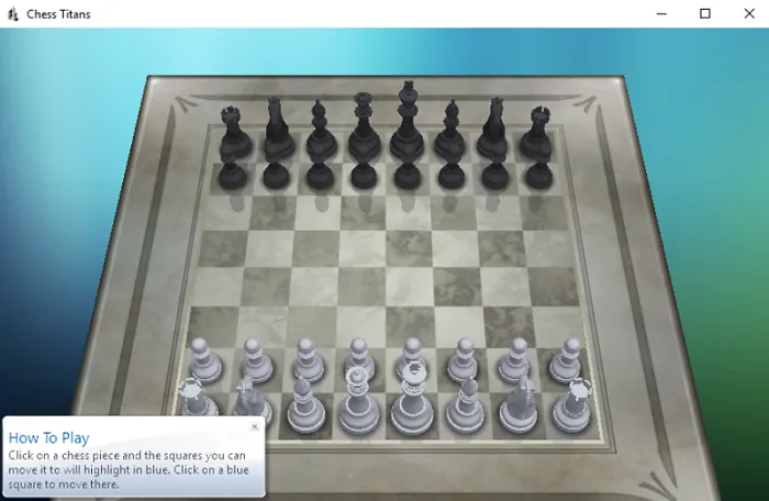 Microsoft Chess Titans Game