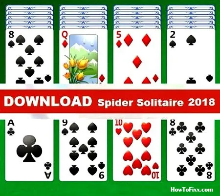 Download Spider Solitaire Game for Windows PC (Play For Free)
