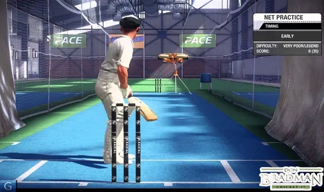 Don Bradman Cricket Net Practice
