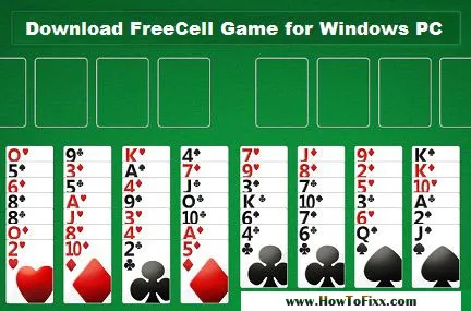 Download Microsoft FreeCell (Solitaire) Game for Windows PC