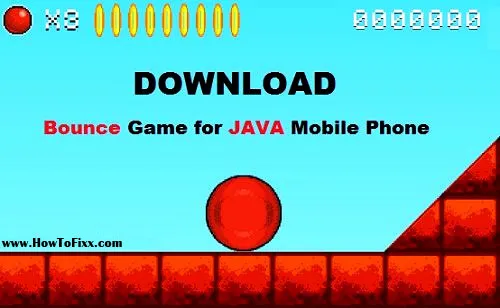 Download Bounce Nokia Game for Java Mobile Phone (Keypad/Touch)