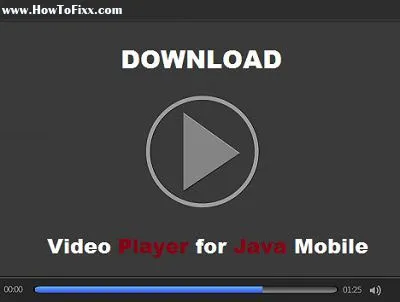 Download Video Player App for Java Mobile Phone (HD Media Player)