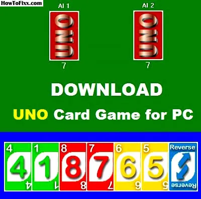 Download UNO Card Game for Windows PC with Rules (FREE)