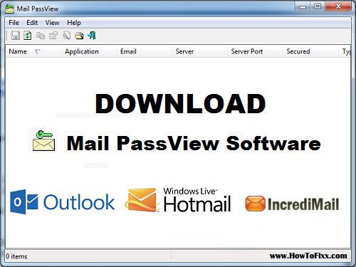 Download Mail PassView Software for Windows PC