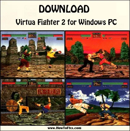 Download Virtua Fighter 2 (Classic) Video Game for Windows PC