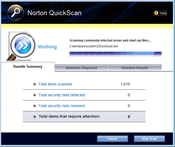 Norton Free Antivirus Scan