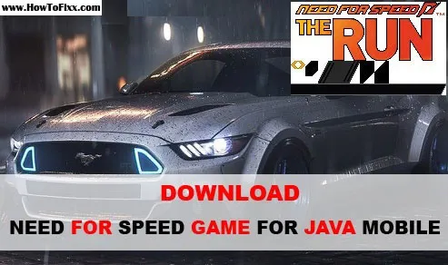 Download Need for Speed (NFS) the Run Game for Java Mobile