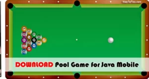 Download Pool Game for Java Mobile