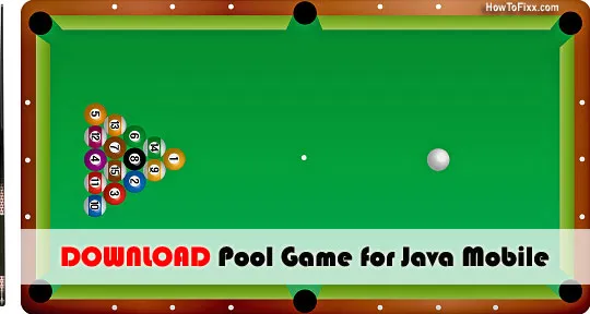 Download 8 Ball & Pool Game for Java Mobile Phone (Nokia, Samsung, etc.)