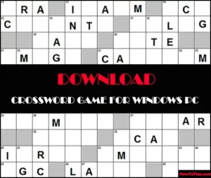 Download Crossword Game for PC