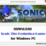 Sonic the Hedgehog Game for PC