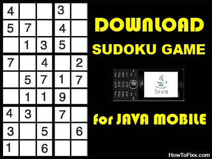 Download & Play Sudoku (Puzzle) Game Free For Java Mobile Phone