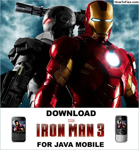 Download & Play Iron Man Game on Java Mobile Phone (Free)