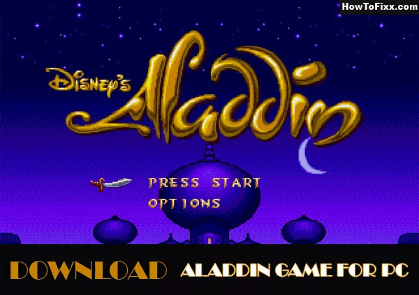 Download & Play (Disney's) Aladdin Game on Windows PC For Free