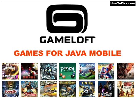 Download Gameloft Games for Java Mobile Phone (Keypad & Touchscreen)