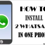 how to use 2 whatsapp in one phone