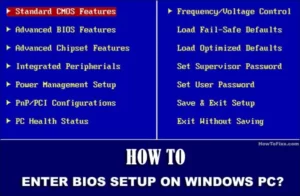 How to Enter BIOS in Windows 10