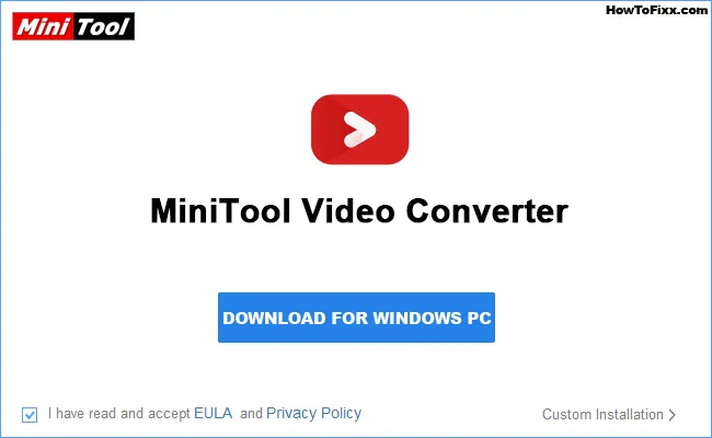 MiniTool Free Video Converter for Windows PC - Download Now