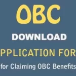 Application Form for Claiming OBC Benefits