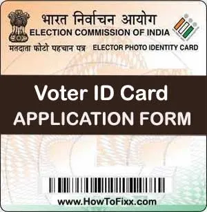 Download Voter ID Card Application Form PDF