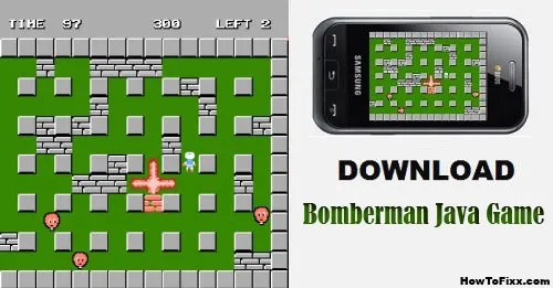 Download (Classic) Bomberman Game for Java Mobile Phone