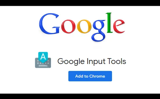 Google Input Tool Extension