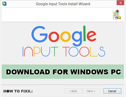 Google Input Tools for Windows