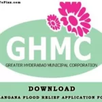 Telangana Flood Relief Application Form PDF