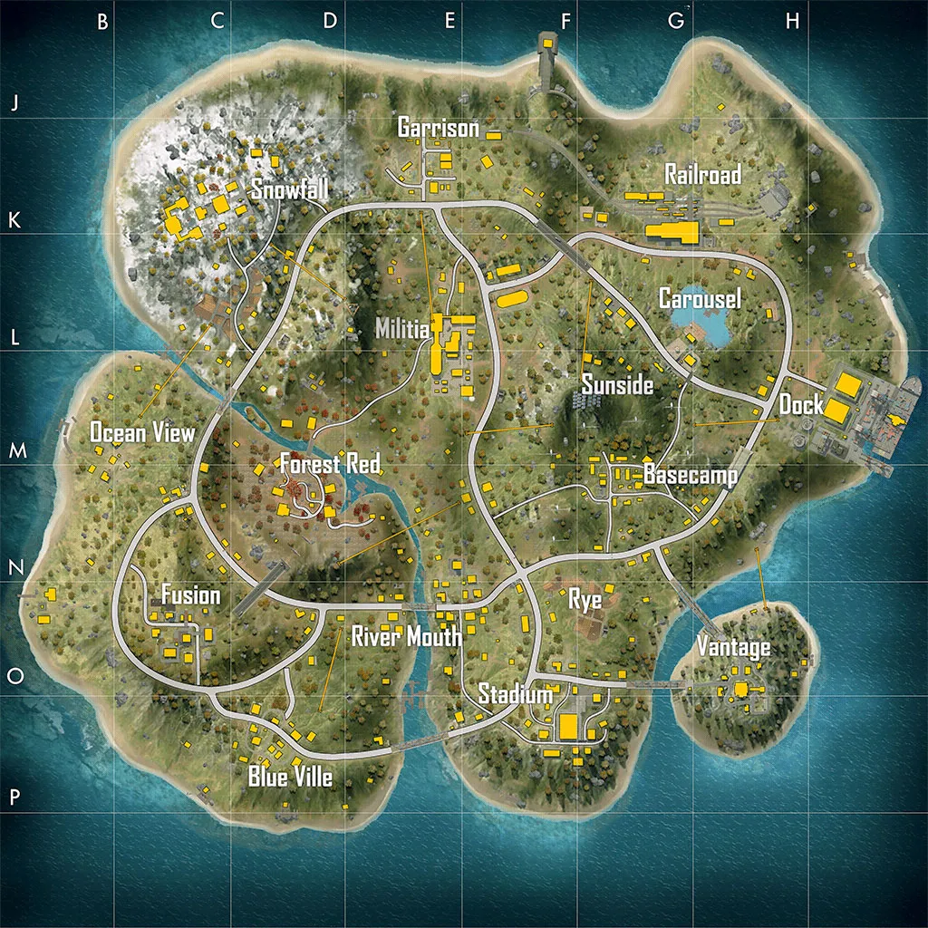 Free Fire Map