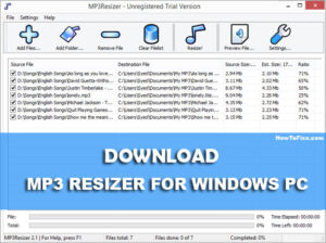 MP3 Resizer