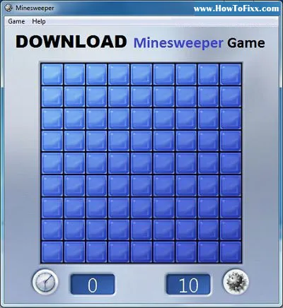 Microsoft Minesweeper Game