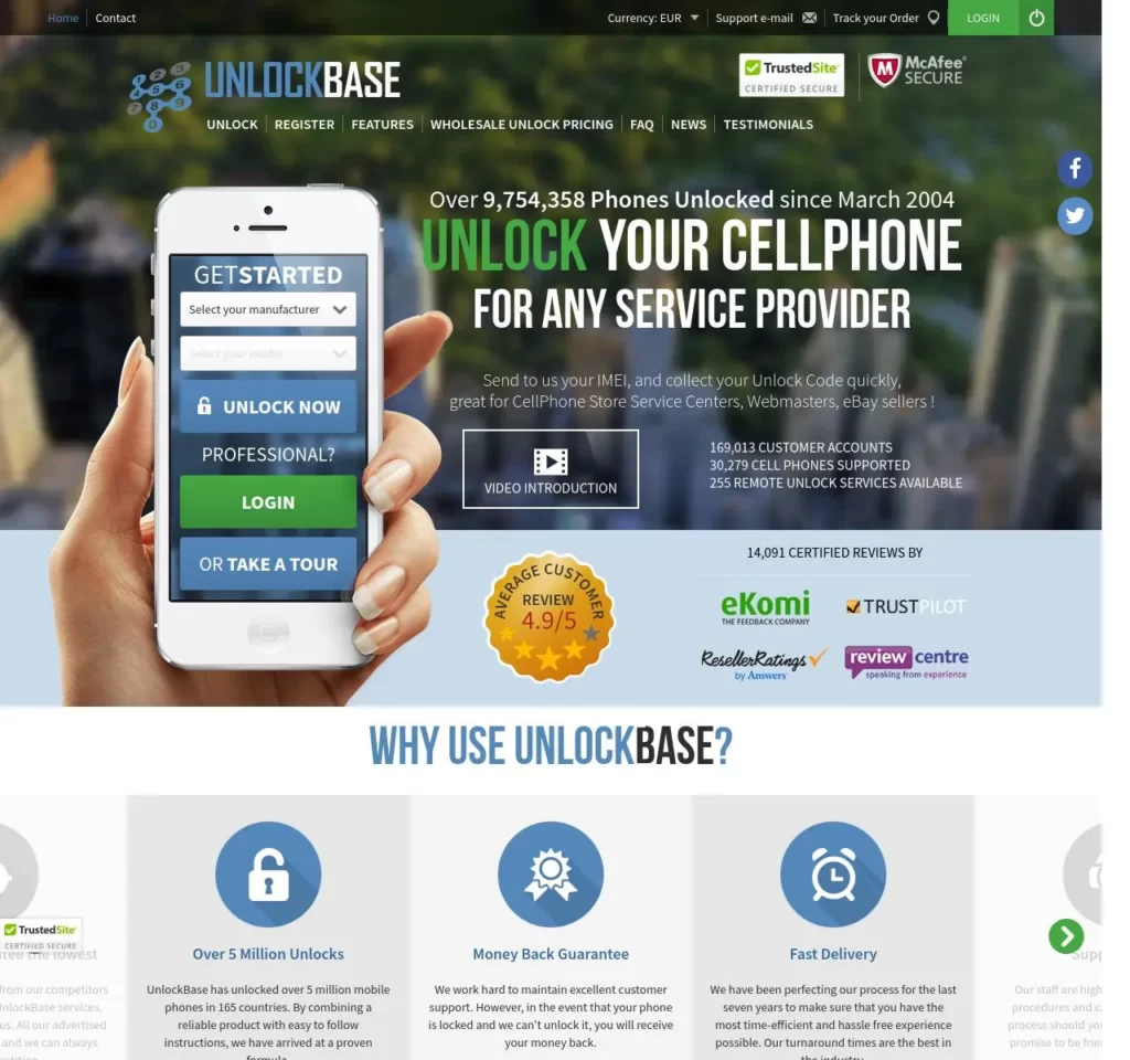 UnlockBase Sim Unlock Software