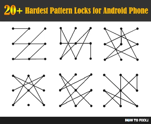 20+ Hardest Pattern Locks for Android Phone