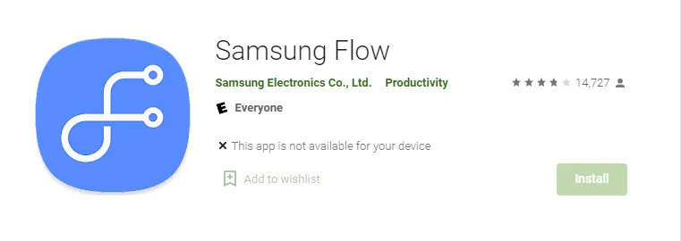 Samsung Flow App