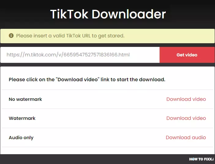 Tiktok watermark save video without Tiktok Downloader