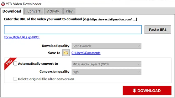 Dailymotion Video Downloader App For Pc - Download & Convert