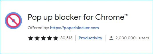 best pop up blocker for chrome