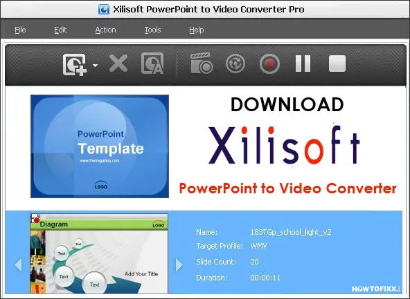 Download Xilisoft PowerPoint (PPT) to Video Converter Pro for Free