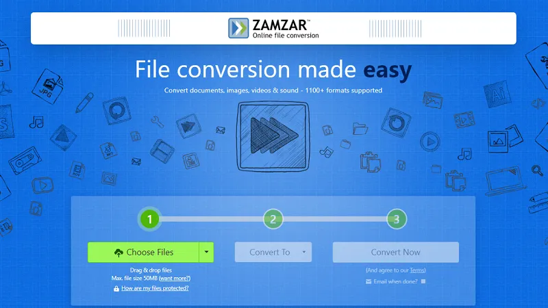 Zamzar file converter