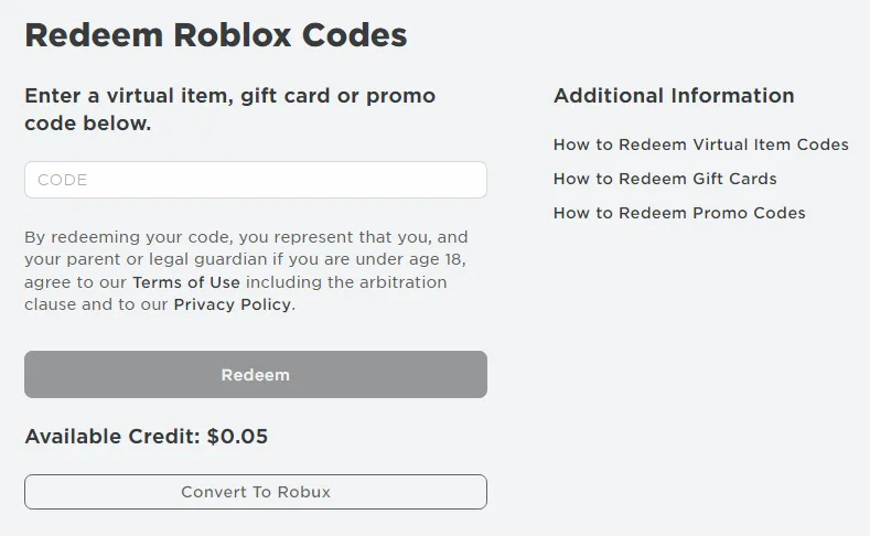 How to Redeem Roblox Promo Code
