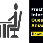 Freshers Interview Questions Answers PDF