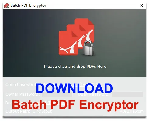 Batch PDF Encryptor